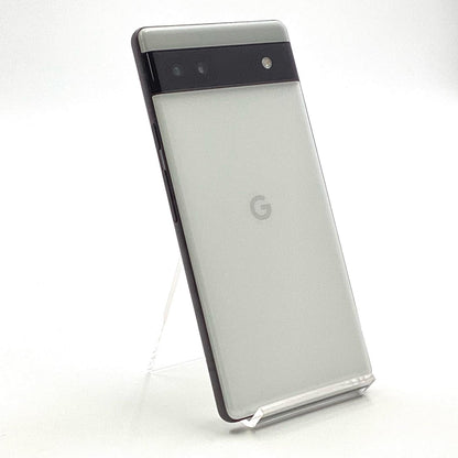 【全額返金保証】【最速発送】Google Pixel 6a 128GB チョーク au SIMフリー GB17L 白ロム 美品 動作確認済