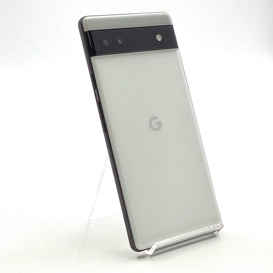 【全額返金保証】【最速発送】Google Pixel 6a 128GB チョーク au SIMフリー GB17L 白ロム 美品 動作確認済
