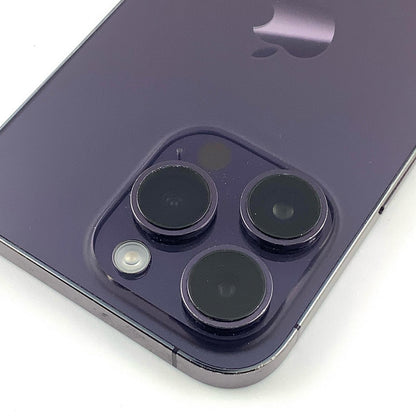 【最速発送】Apple iPhone iPhone 14 Pro 256GB ディープパープル au【難有】 70%