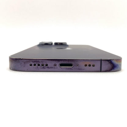 【最速発送】Apple iPhone iPhone 14 Pro 256GB ディープパープル au【難有】 70%