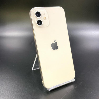 【全額返金保証】【最速発送】Apple iPhone iPhone 12 256GB ホワイト SIMフリー 白ロム 動作確認済 81%