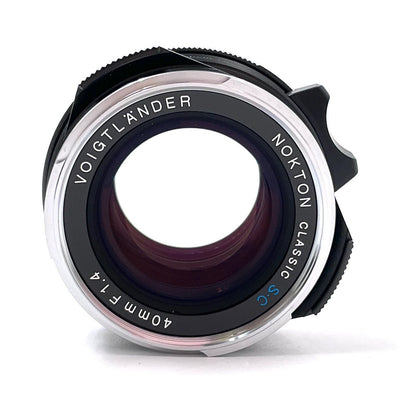 【全額返金保証】【最速発送】コシナ フォクトレンダー NOKTON classic 40mm F1.4 S.C. 超美品 動作確認済