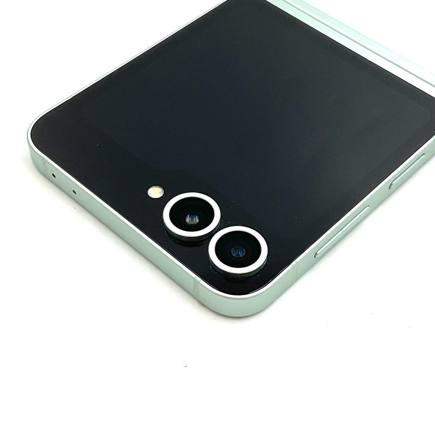 【全額返金保証】【最速発送】SAMSUNG Galaxy Z　Flip6 256GB ミント SIMフリー SM-F741Q 白ロム 美品 動作確認済