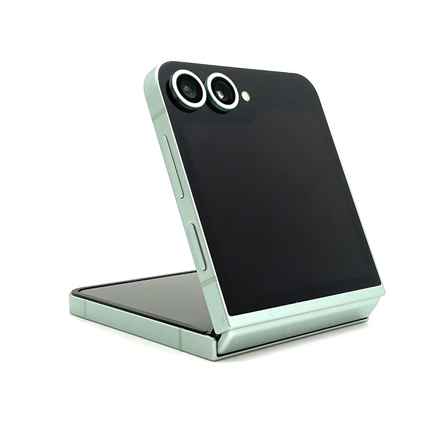 【全額返金保証】【最速発送】SAMSUNG Galaxy Z　Flip6 256GB ミント SIMフリー SM-F741Q 白ロム 美品 動作確認済