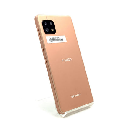 【全額返金保証】【最速発送】SHARP AQUOS sense6 128GB ライトカッパー SIMフリー SH-M19 白ロム 美品 動作確認済