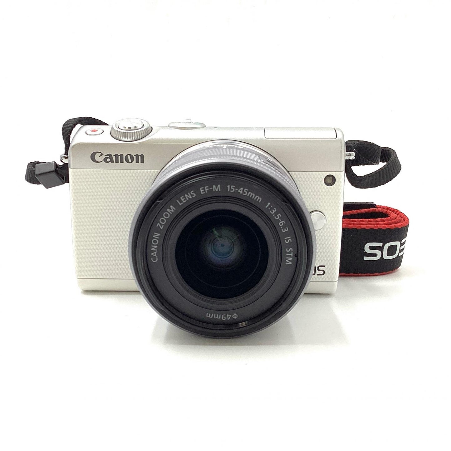 【全額返金保証】【最速発送】Canon デジタル一眼 EOS M100 ダブルズームキット ホワイト 動作確認済