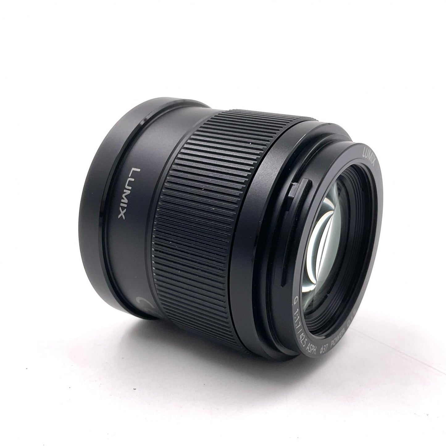 【全額返金保証】【最速発送】Panasonic LUMIX G 42.5mm/F1.7 ASPH./POWER O.I.S. H-HS043-K [ブラック] 美品 動作確認済
