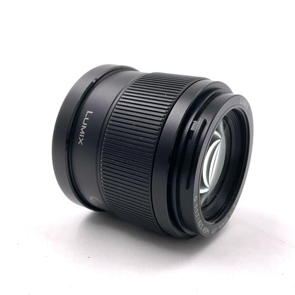 【全額返金保証】【最速発送】Panasonic LUMIX G 42.5mm/F1.7 ASPH./POWER O.I.S. H-HS043-K [ブラック] 美品 動作確認済