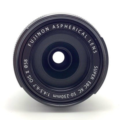 【全額返金保証】【最速発送】FUJIFILM フジノンレンズ XC50-230mmF4.5-6.7 OIS II [ブラック] 美品 動作確認済