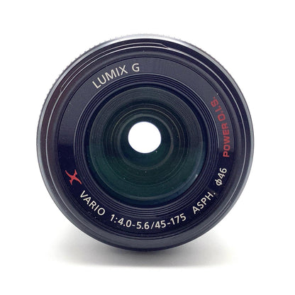 【全額返金保証】【最速発送】Panasonic LUMIX G X VARIO PZ 45-175mm/F4.0-5.6 ASPH./ POWER O.I.S. H-PS45175-K [ブラック] 動作確認済