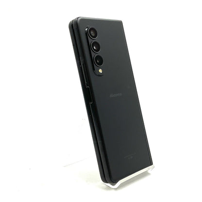 【全額返金保証】【最速発送】SAMSUNG Galaxy Z Fold3 5G 256GB Phantom Black docomo SC-55B 白ロム 動作確認済