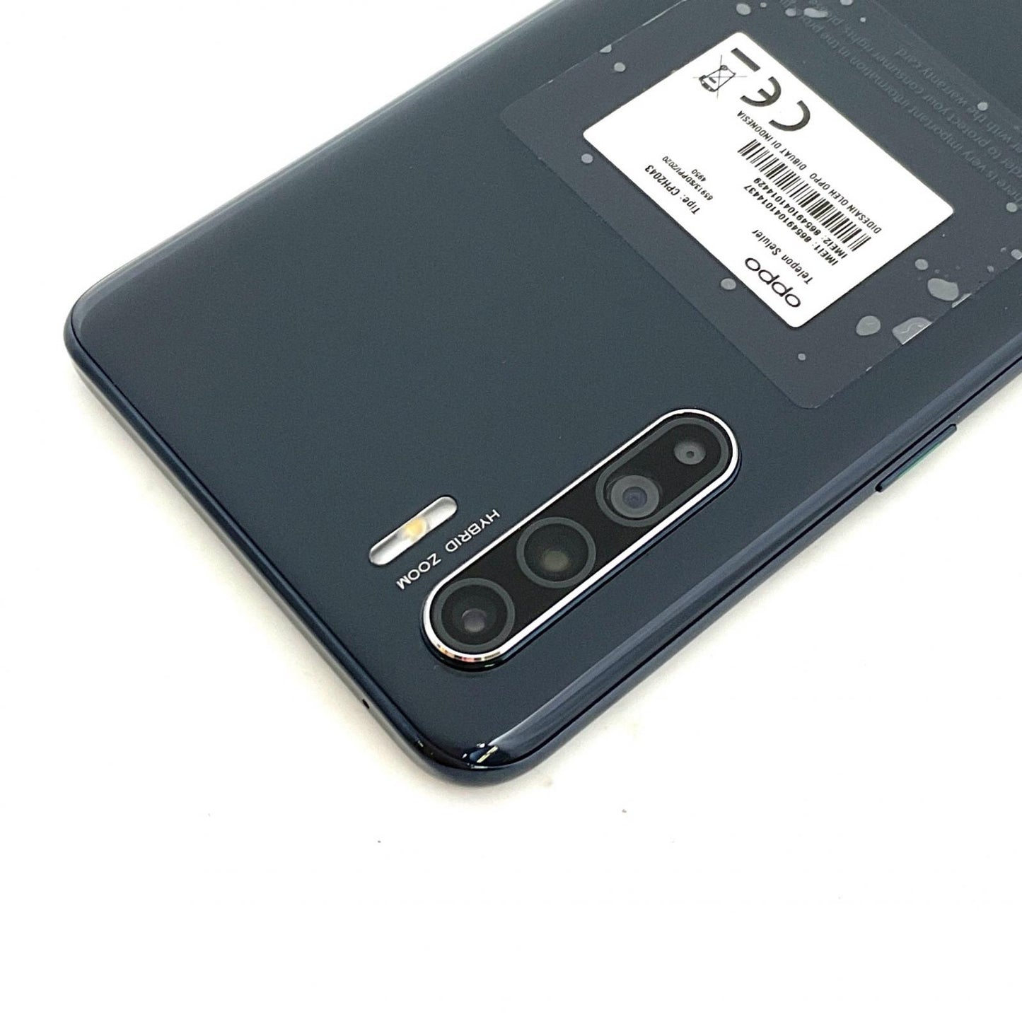 【全額返金保証】【最速発送】OPPO Reno 3 128GB ミッドナイトブラック SIMフリー CPH2043 白ロム 動作確認済