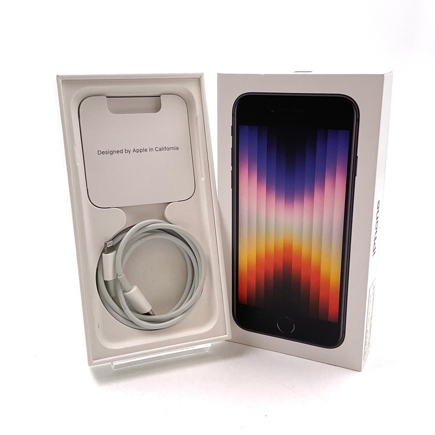 【全額返金保証】【最速発送】Apple iPhone iPhone SE（第3世代） 128GB ミッドナイト Softbank 白ロム 動作確認済 80%