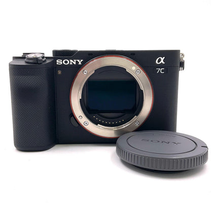 【全額返金保証】【最速発送】Sony デジタル一眼 α7C ILCE-7C ボディ [ブラック] 美品 動作確認済