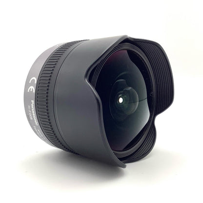【全額返金保証】【最速発送】Panasonic LUMIX G FISHEYE 8mm/F3.5 H-F008 美品 動作確認済