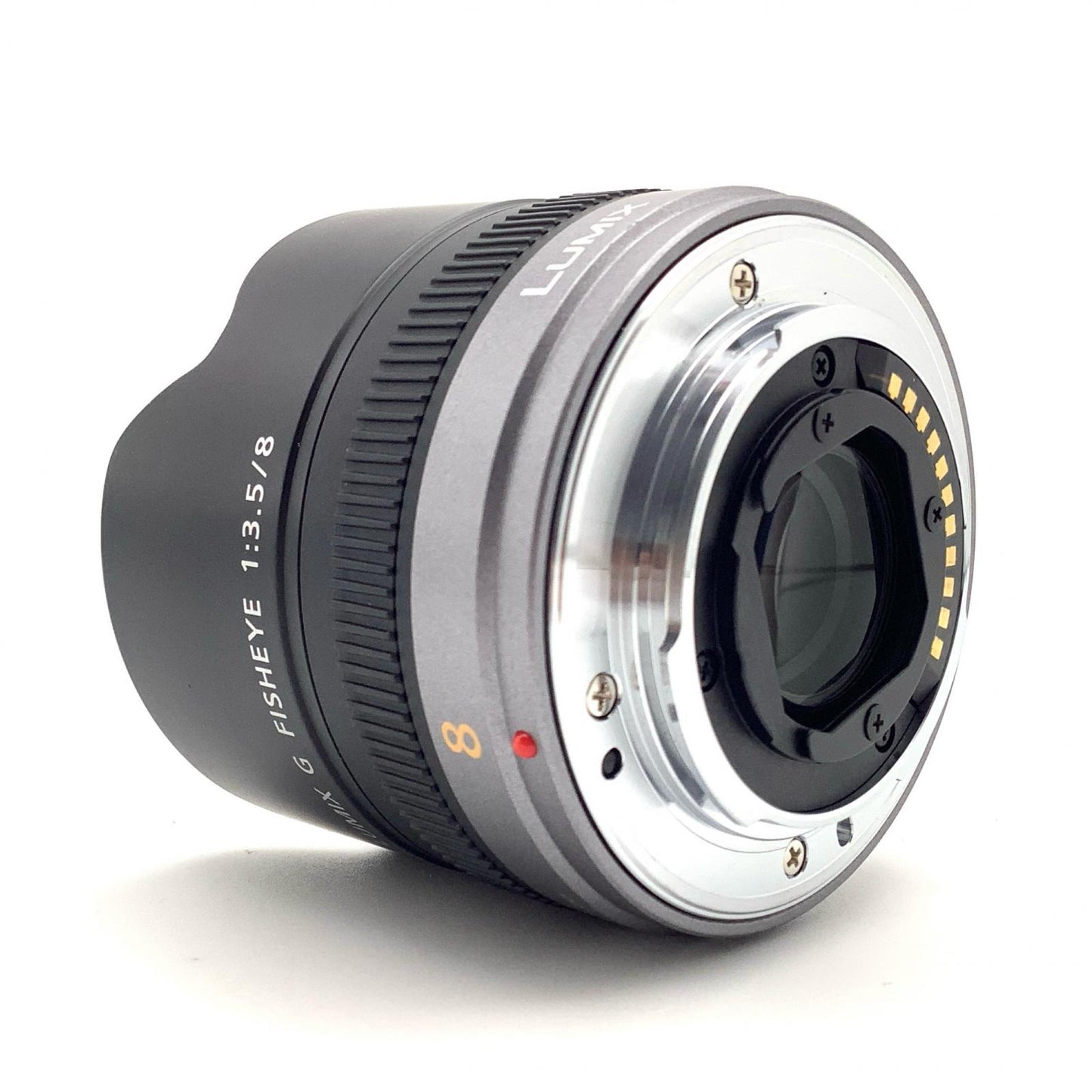 【全額返金保証】【最速発送】Panasonic LUMIX G FISHEYE 8mm/F3.5 H-F008 美品 動作確認済