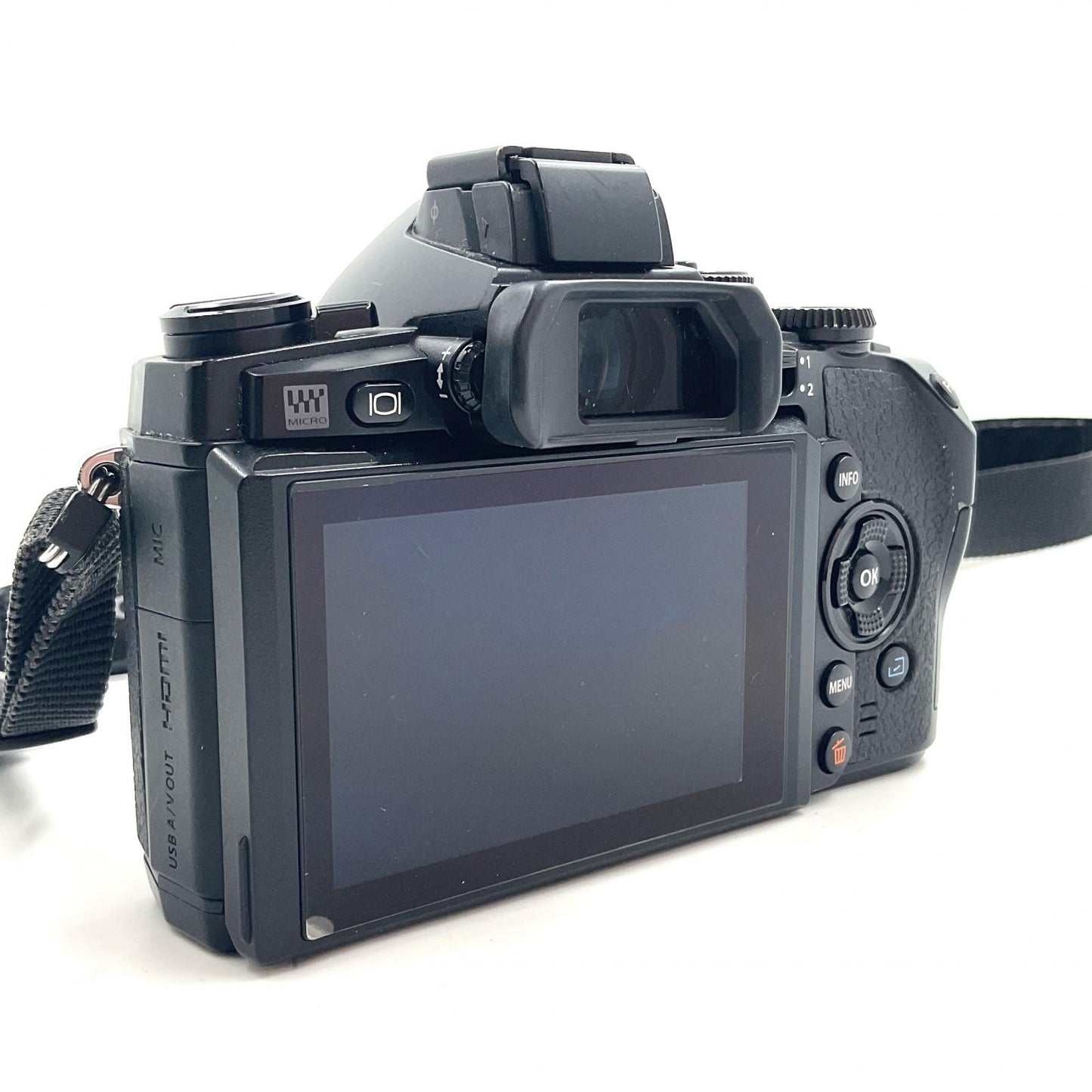 【全額返金保証】【最速発送】OLYMPUS デジタル一眼 OM-D E-M1 ボディ ブラック 動作確認済