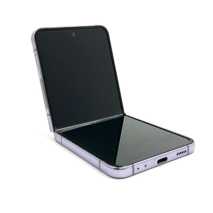 【全額返金保証】【最速発送】SAMSUNG Galaxy Z Flip4 128GB Bora Purple 楽天モバイル SM-F721C 白ロム 美品 動作確認済