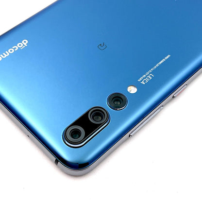 【全額返金保証】【最速発送】Huawei P 20 Pro 128GB ブルー docomo HW-01K 白ロム 動作確認済