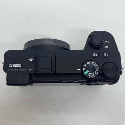 【全額返金保証】【最速発送】Sony デジタル一眼 α6600 ILCE-6600 ボディ ブラック 超美品 動作確認済