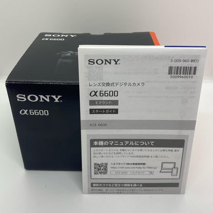 【全額返金保証】【最速発送】Sony デジタル一眼 α6600 ILCE-6600 ボディ ブラック 超美品 動作確認済