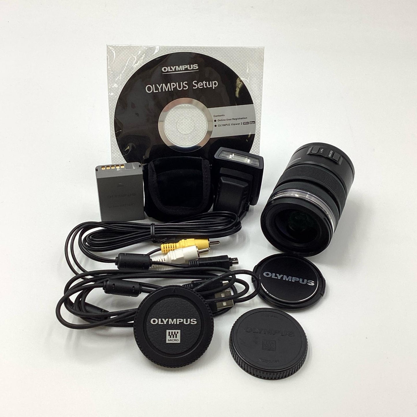 【全額返金保証】【最速発送】OLYMPUS デジタル一眼 OM-D E-M5 Mark II 12-50mm EZレンズキット [ブラック] 動作確認済