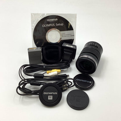 【全額返金保証】【最速発送】OLYMPUS デジタル一眼 OM-D E-M5 Mark II 12-50mm EZレンズキット [ブラック] 動作確認済