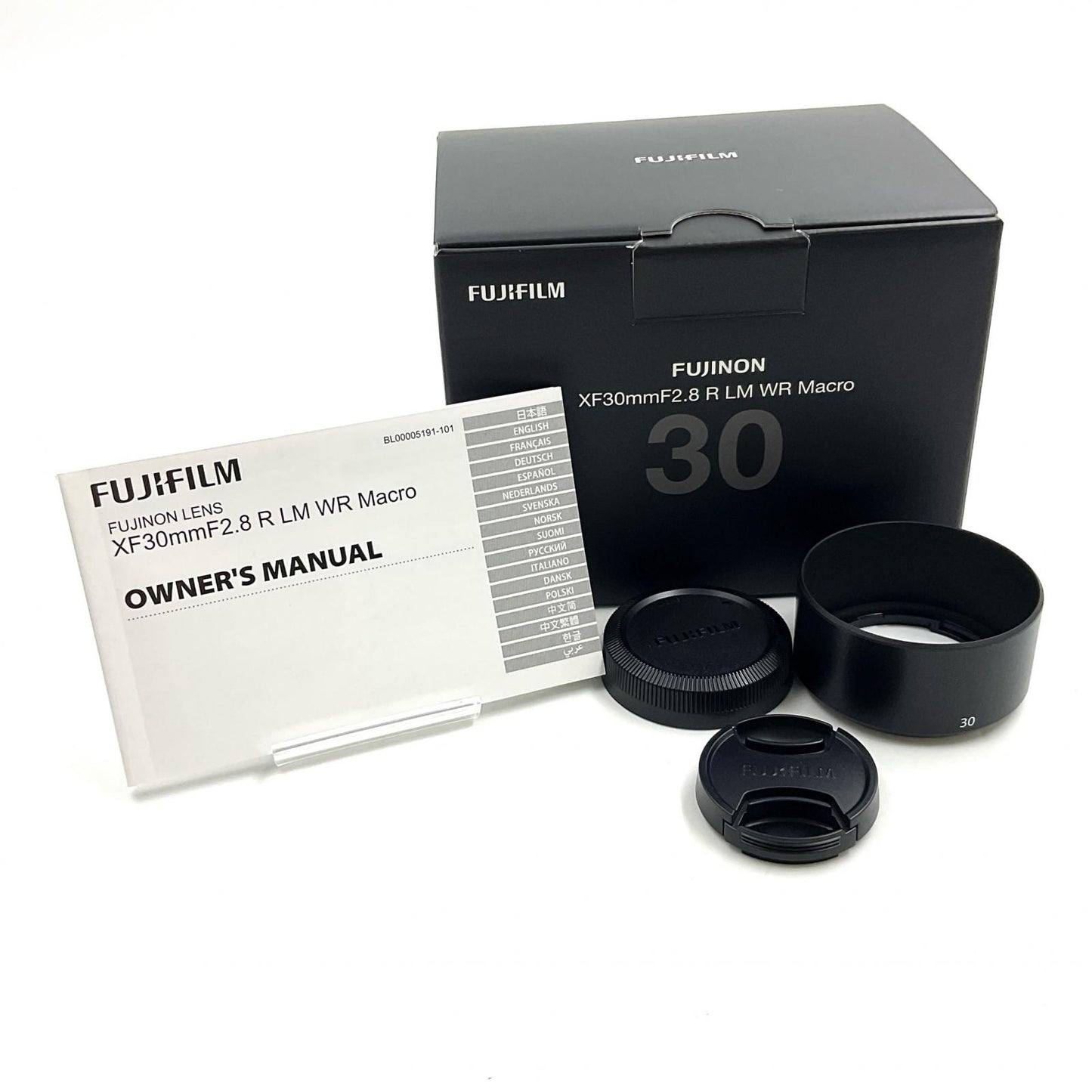 【全額返金保証】【最速発送】FUJIFILM フジノンレンズ XF30mmF2.8 R LM WR Macro 動作確認済