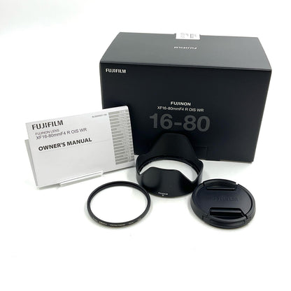 【全額返金保証】【最速発送】FUJIFILM フジノンレンズ XF16-80mmF4 R OIS WR 美品 動作確認済