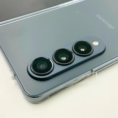 【全額返金保証】【最速発送】SAMSUNG Galaxy Z Fold4 256GB Graygreen docomo SC-55C 動作確認済