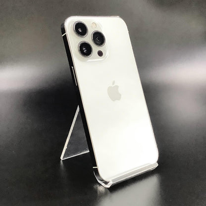 【全額返金保証】【最速発送】Apple iPhone iPhone 13 Pro 128GB シルバー Softbank 白ロム 動作確認済 76%