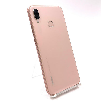 【全額返金保証】【最速発送】Huawei P 20 lite 32GB サクラピンク Softbank ANE-LX2J 白ロム 動作確認済