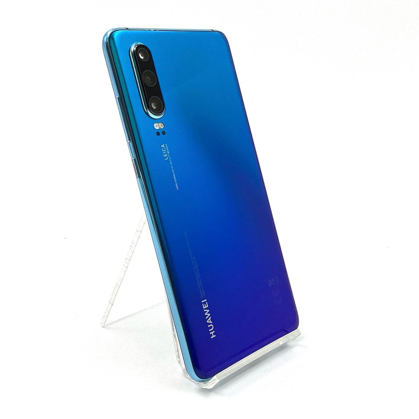 【全額返金保証】【最速発送】Huawei P 30 128GB オーロラ mineo ELE-L29 白ロム 動作確認済