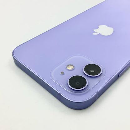 【全額返金保証】【最速発送】Apple iPhone iPhone 12 128GB パープル 楽天モバイル 白ロム 動作確認済 74%