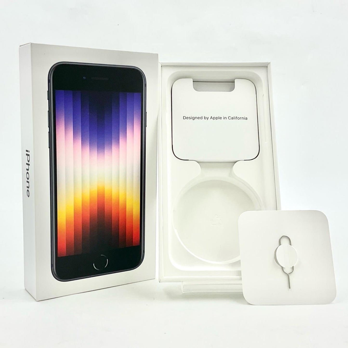 【全額返金保証】【最速発送】Apple iPhone iPhone SE（第3世代） 128GB ミッドナイト SIMフリー 白ロム 動作確認済 100%