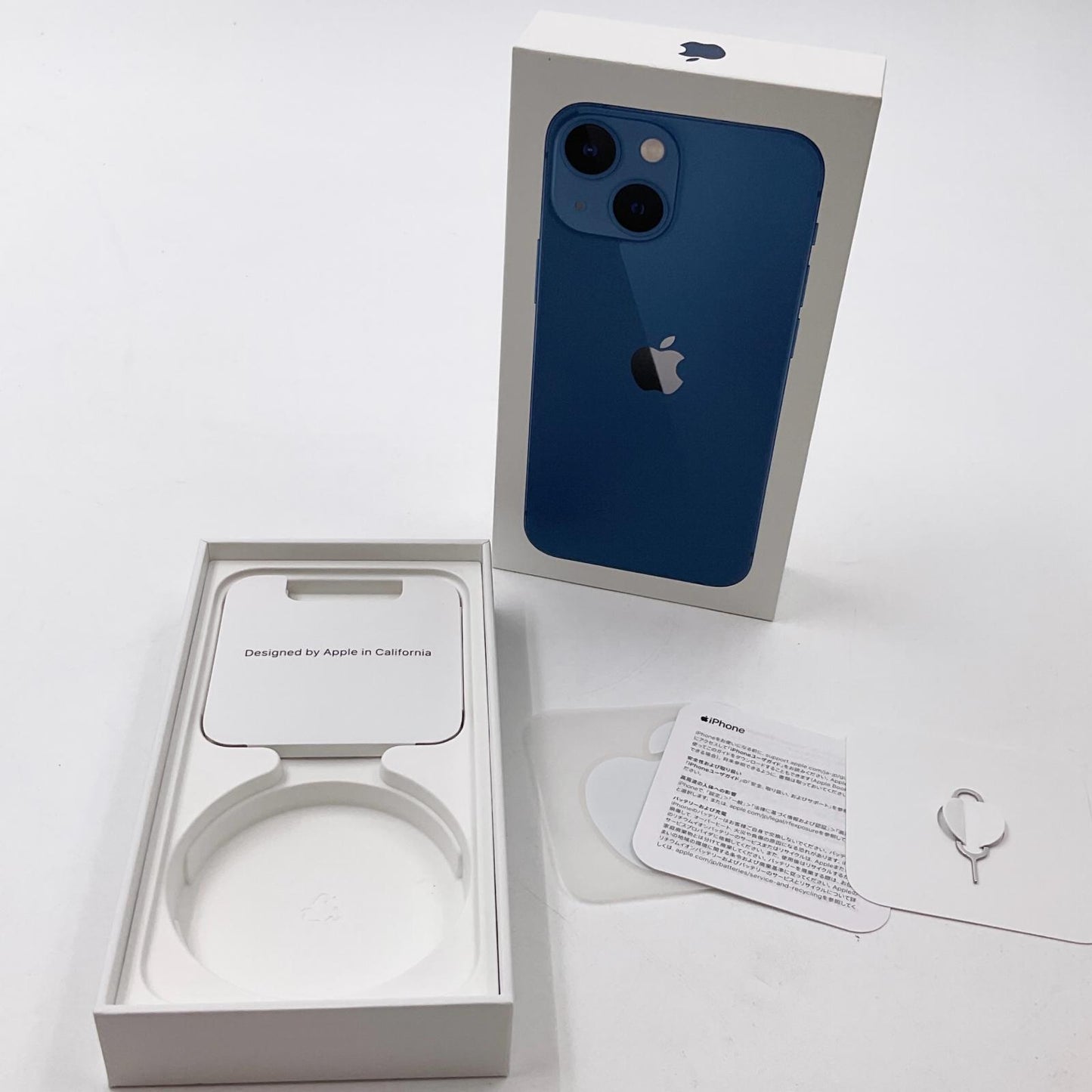 【最速発送】Apple iPhone iPhone 13 mini 128GB ブルー au 白ロム【難有】 77.4%