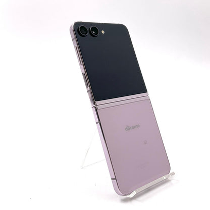【全額返金保証】【最速発送】SAMSUNG Galaxy Z Flip5 256GB ラベンダー docomo SC-54D 超美品 動作確認済