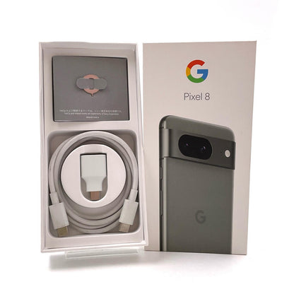 【全額返金保証】【最速発送】Google Pixel 8 128GB Hazel SIMフリー GZPF0 白ロム 美品 動作確認済