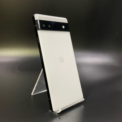 【全額返金保証】【最速発送】Google Pixel 6a 128GB Chalk Softbank GB17L 白ロム 超美品 動作確認済