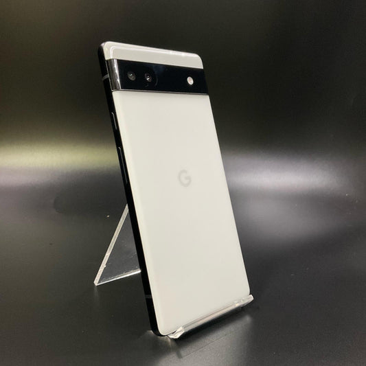 【全額返金保証】【最速発送】Google Pixel 6a 128GB Chalk Softbank GB17L 白ロム 超美品 動作確認済