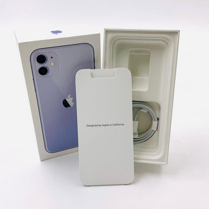 【最速発送】Apple iPhone iPhone 11 128GB パープル SIMフリー 白ロム【難有】 81%