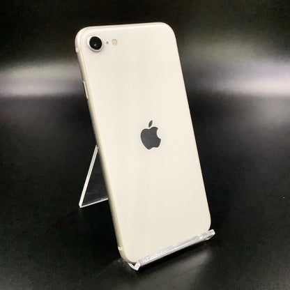 【全額返金保証】【最速発送】Apple iPhone iPhone SE（第3世代） 64GB スターライト Softbank 白ロム 動作確認済 85%