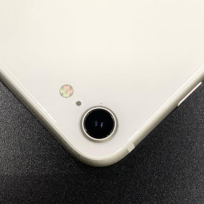 【全額返金保証】【最速発送】Apple iPhone iPhone SE（第3世代） 64GB スターライト Softbank 白ロム 動作確認済 85%