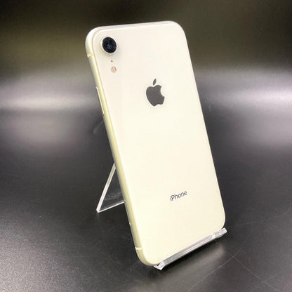 【全額返金保証】【最速発送】Apple iPhone iPhone XR 128GB ホワイト SIMフリー 白ロム 動作確認済 100%