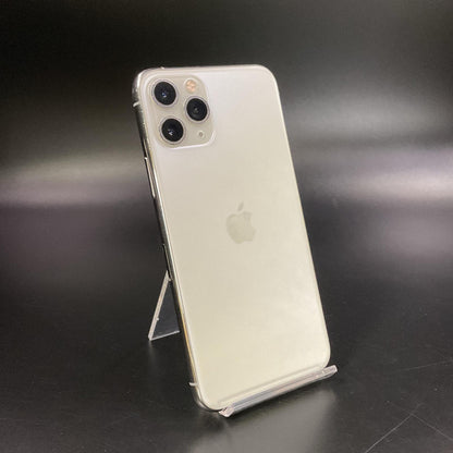 【全額返金保証】【最速発送】Apple iPhone iPhone 11 Pro 256GB シルバー Softbank 白ロム 動作確認済 77%