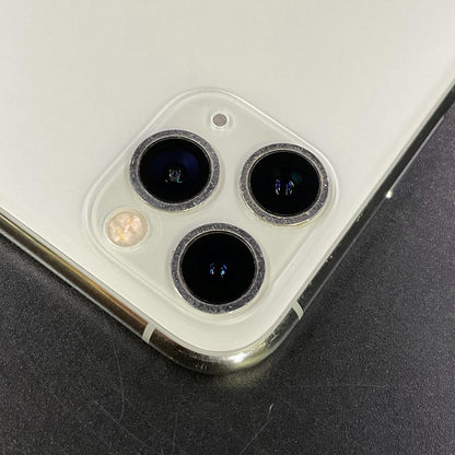 【全額返金保証】【最速発送】Apple iPhone iPhone 11 Pro 256GB シルバー Softbank 白ロム 動作確認済 77%