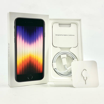 【全額返金保証】【最速発送】Apple iPhone iPhone SE（第3世代） 128GB 白ロム 動作確認済 84%
