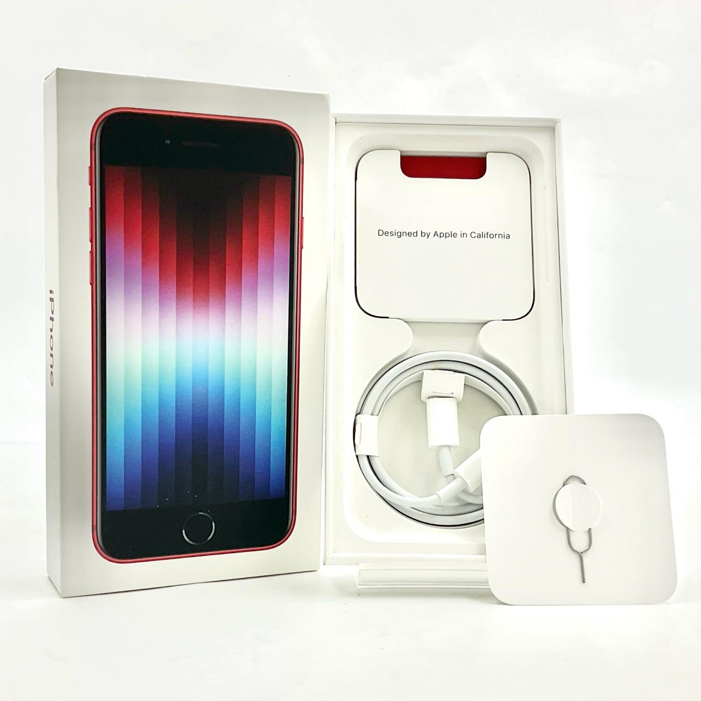 【全額返金保証】【最速発送】Apple iPhone iPhone SE（第3世代） 64GB (PRODUCT)RED au 白ロム 動作確認済 85%