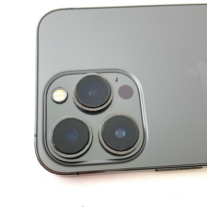 【全額返金保証】【最速発送】Apple iPhone iPhone 13 Pro 128GB グラファイト docomo SIMフリー 動作確認済 76%