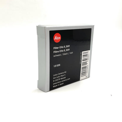 【全額返金保証】【最速発送】Leica Filter UVa II E49 13035 美品 動作確認済
